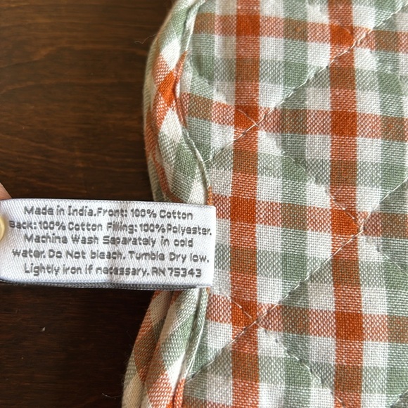 Rachel Ashwell Quilted Placemats set Of 4 New Fox Fall Autumn Sunflowers - Picture 5 of 5